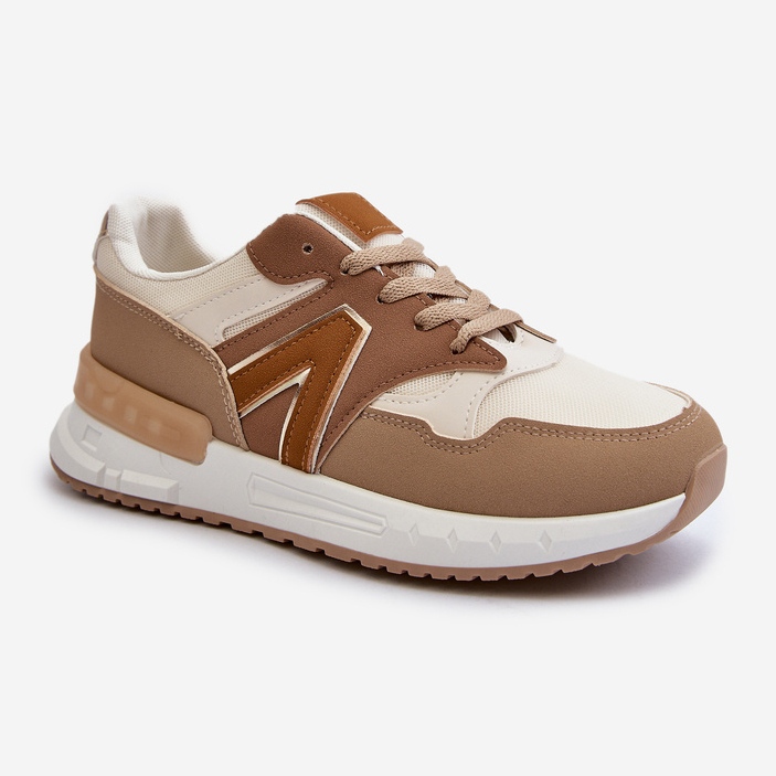 Damsneakers gjorda av ekologiskt läder Brun Vinelli 2