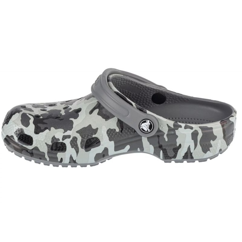 Crocs Classic Spray Camo Kids Clog 207594-097 flipflops grå 1