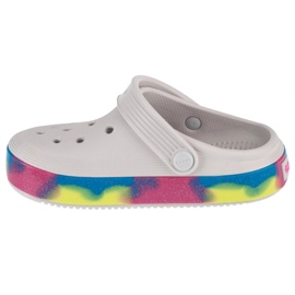 Crocs Off Court Glitter Band Kids Clog 209714-1FS flipflops vit 1