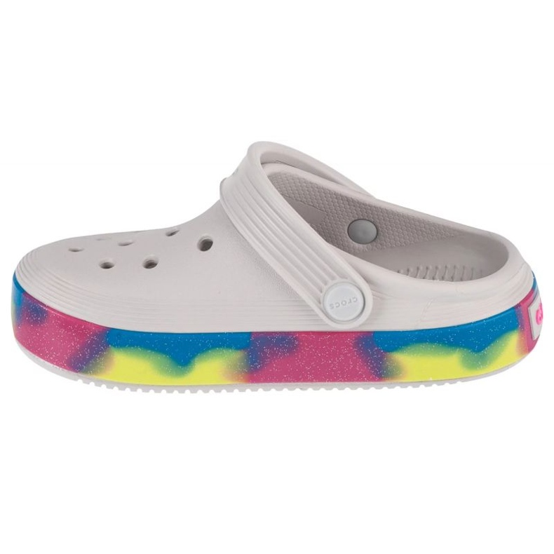 Crocs Off Court Glitter Band Kids Clog 209714-1FS flipflops vit 1