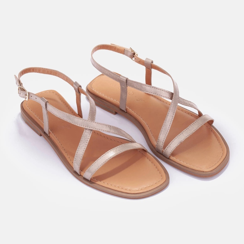 Marco Shoes Sandaler med remmar gyllene 1