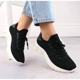 Svarta damsportskor Potocki BK01303 1