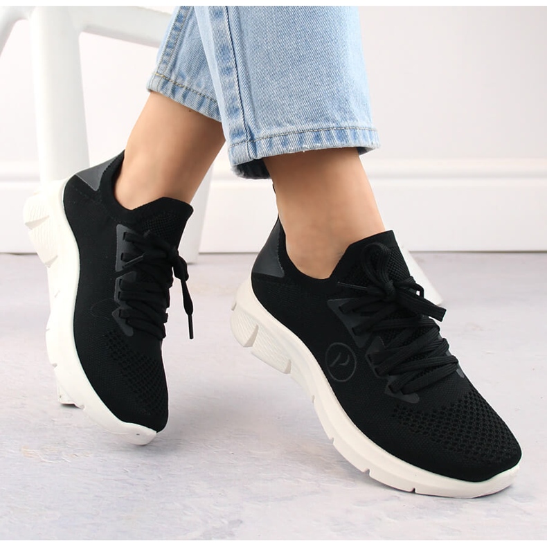 Svarta damsportskor Potocki BK01303 1