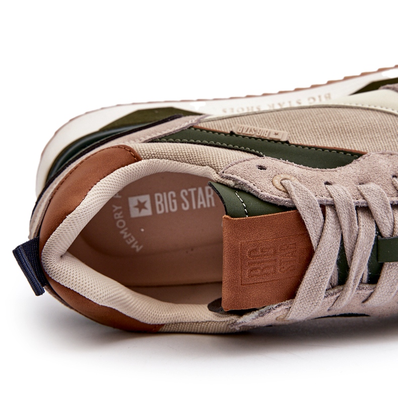 Herrsneakers Memory Foam System Big Star NN174349 Beige 1