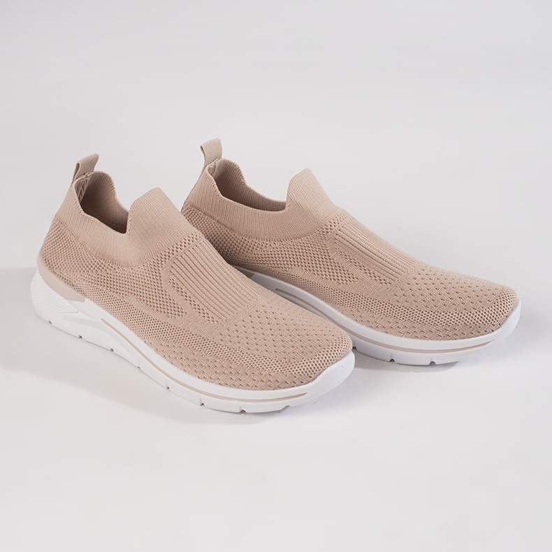 Pulverfärgade träningsskor för kvinnor rosa 1