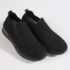 Svarta slip-on sneakers 1