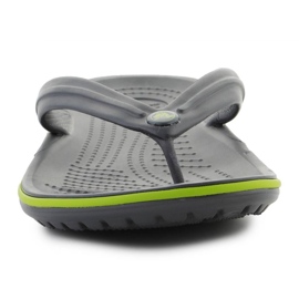 Kvinnors flip-flops crocs crocband flip 11033-0a1 grå 4