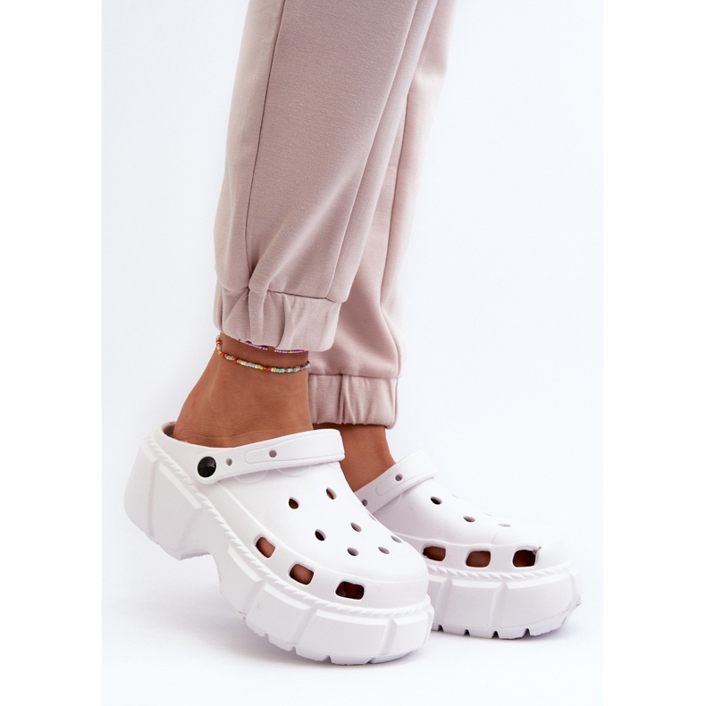 Damflip-flops i skum på en massiv sula, vit Witima 2