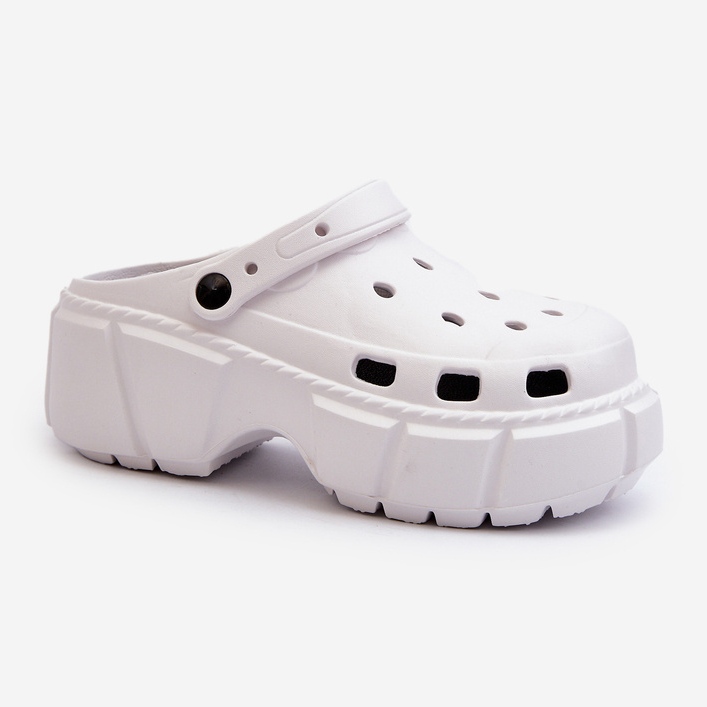 Damflip-flops i skum på en massiv sula, vit Witima 1