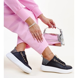 Svarta Antonietta sneakers med strass 1
