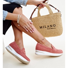 Rosa perforerade Muna-skor 1