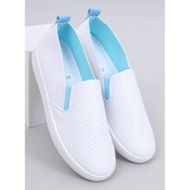 Jousse VIT/BLÅ slip-on sneakers 1