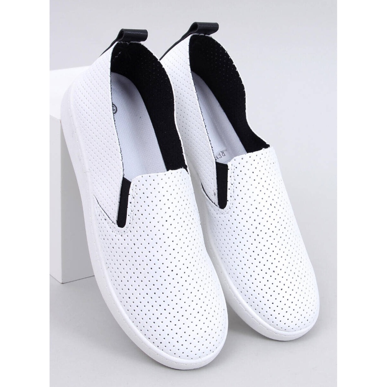 Jousse VIT/SVART slip-on sneakers 1