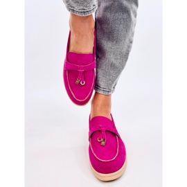 Loafers i mocka från Ottavia Fuchsia rosa 1
