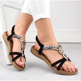 Artiker W HBH75B bekväma sandaler, svarta 1