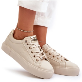 Damsneakers Big Star NN274210 Beige 8