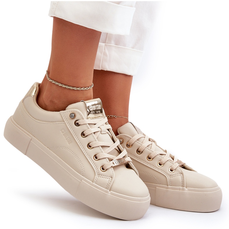 Damsneakers Big Star NN274210 Beige 8