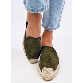 Carmen Green espadrilles damtofflor grön 1