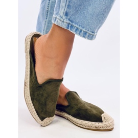 Carmen Green espadrilles damtofflor grön 2