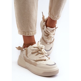 Platform Sneakers dam Beige Moariella 1