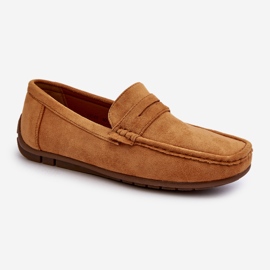 Camel Wesley Mocka Loafers för män brun 3