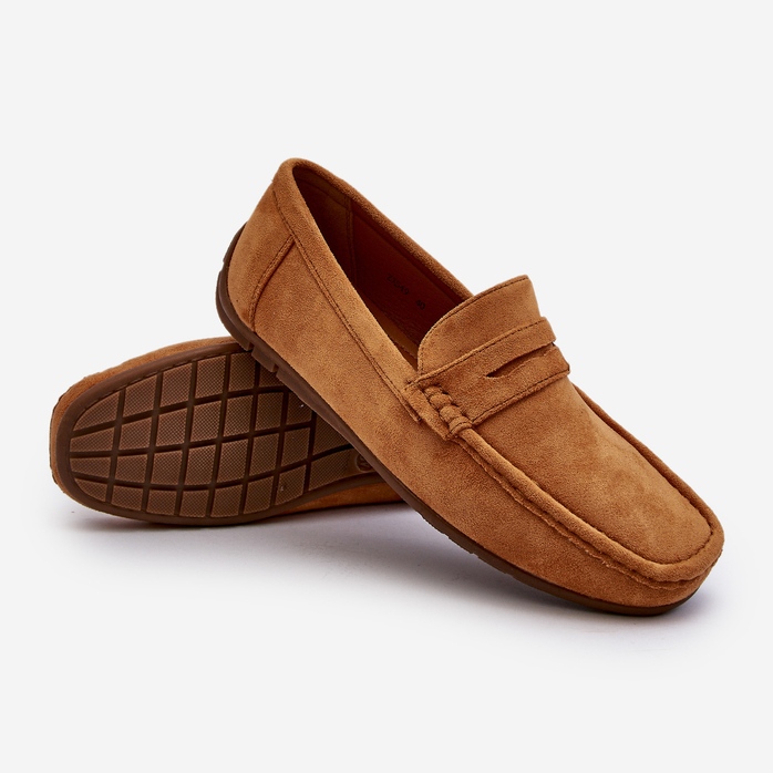 Camel Wesley Mocka Loafers för män brun 1