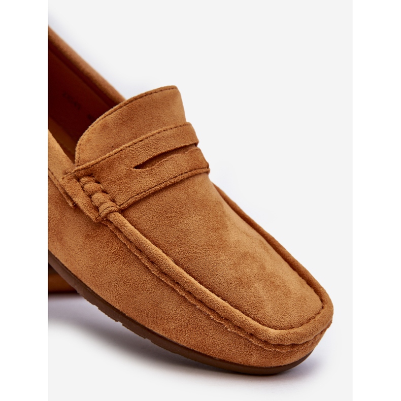 Camel Wesley Mocka Loafers för män brun 2