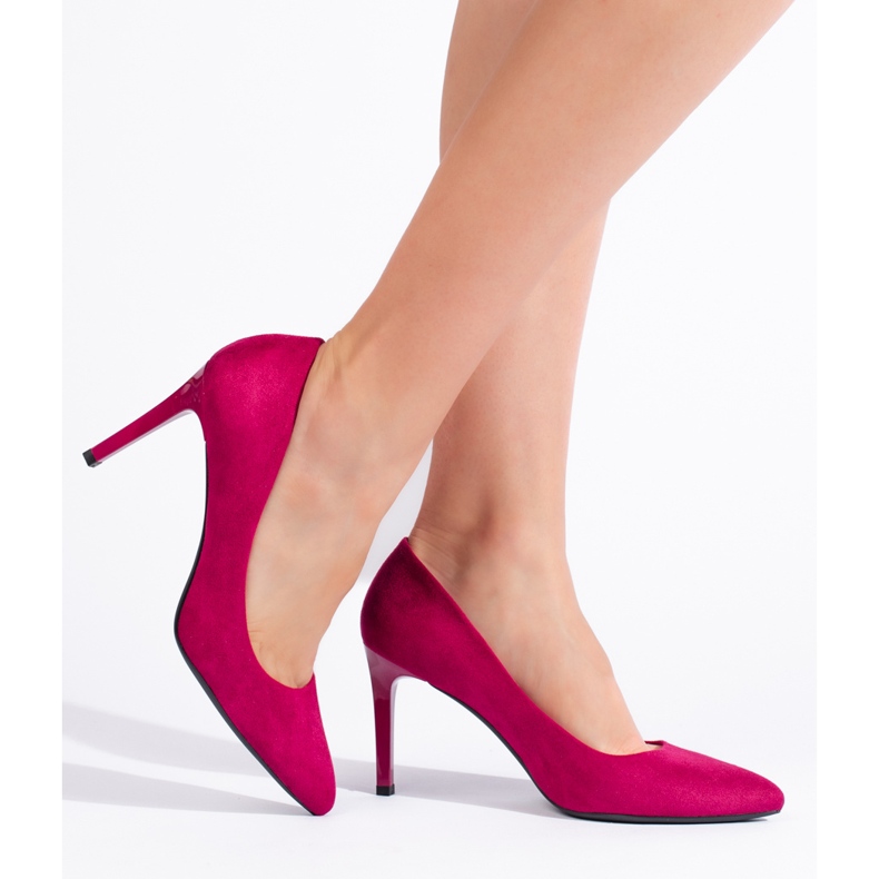 Sergio Leone Klassiska dampumps i fuchsia rosa 1