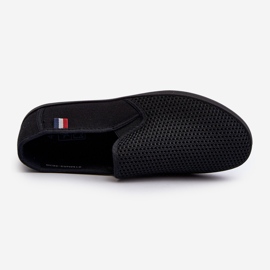 Openwork Sneakers Sneakers för män Svart Koboru 1