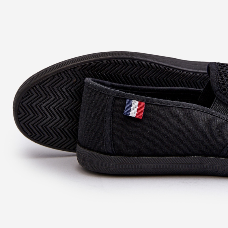 Openwork Sneakers Sneakers för män Svart Koboru 2