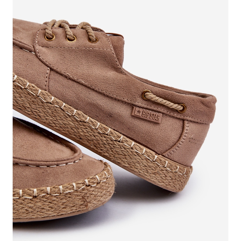 Espadrillor med snörning för män Big Star NN174054 Beige 1