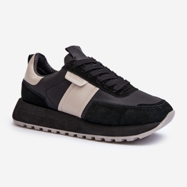 Sneakers för kvinnor på Big Star Platform NN274502 Memory Foam System Svart 1