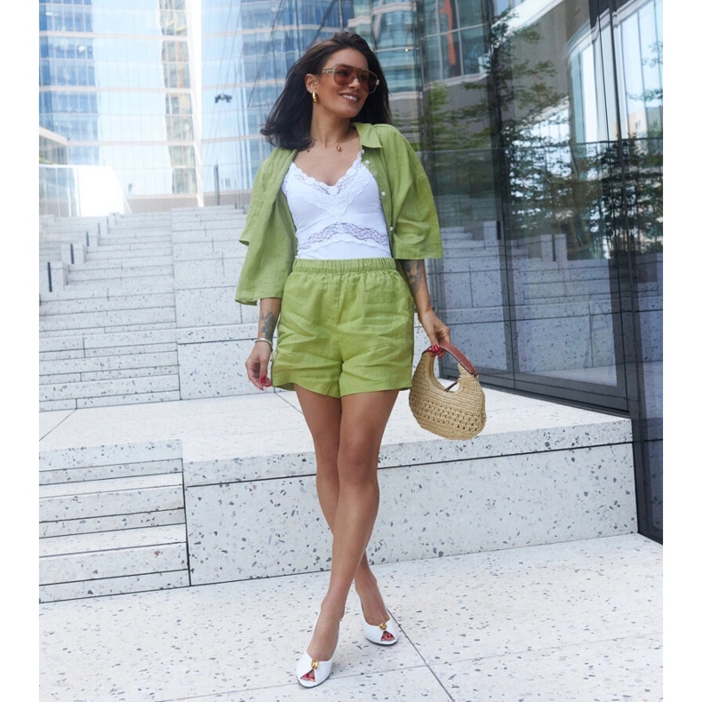 Vita pumps med Asima lädersula 1