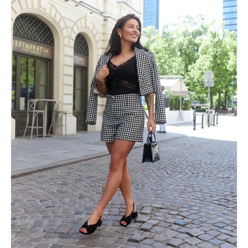 Blocksandaler med innersula i Juwala-läder svart 1