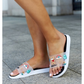 Svarta tofflor med gummi ovandel Diaspa 2