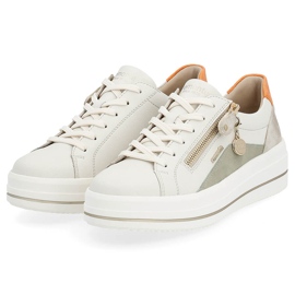 Skinnbekväma damsportskor, beige Remonte D1C01-81 2