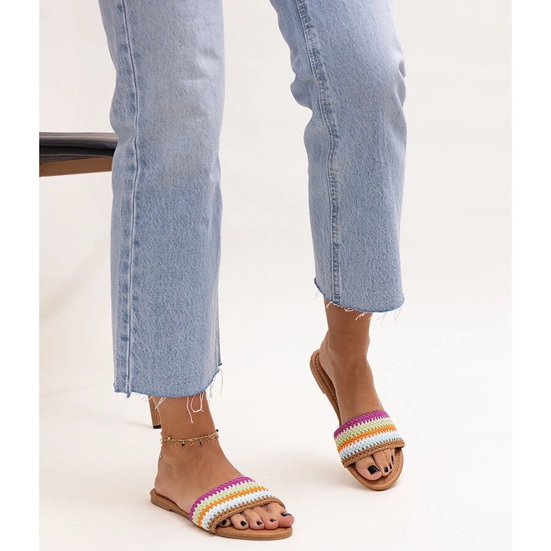 Flerfärgade broderade Marika diabilder mångfärgad 1