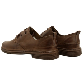 Polbut Mäns läderskor 191k brunt 5