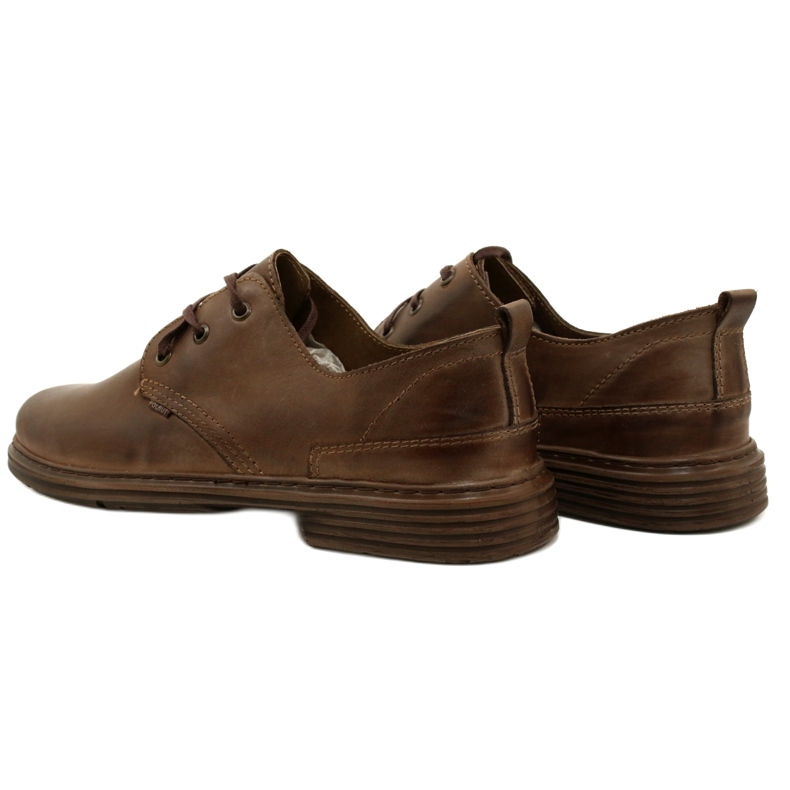 Polbut Mäns läderskor 191k brunt 5