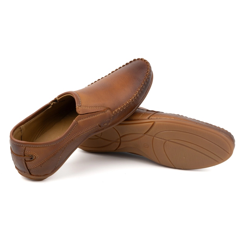 Olivier Herrskor i läder 4206 brun 4