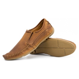 Olivier Herrskor i läder 4206 brun 2