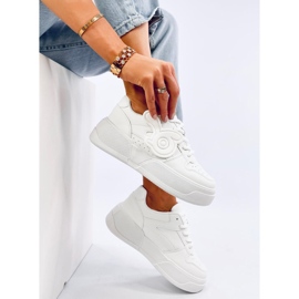 Broady Allwhite plattformssneakers vit 2