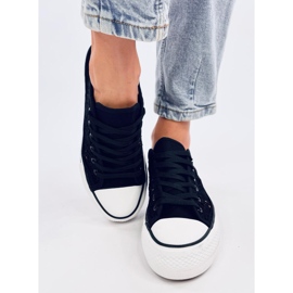 Ferrie Svarta sneakers i spets 1