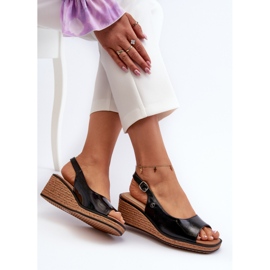 Dampatentsandaler Sergio Leone SK301 Svart 1