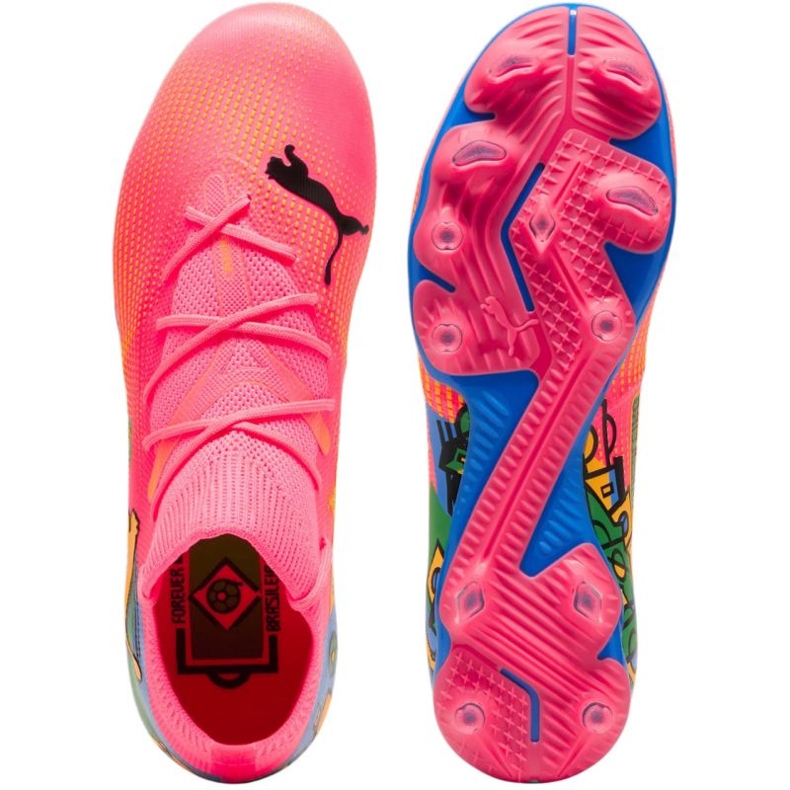 Puma Future 7 Match Njr FG/AG M 107840 01 fotbollsskor röd 1