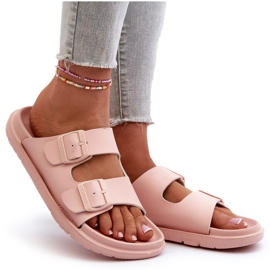 Lätt skum flip-flops för kvinnor med spännen Big Star NN274A753 Rosa 9