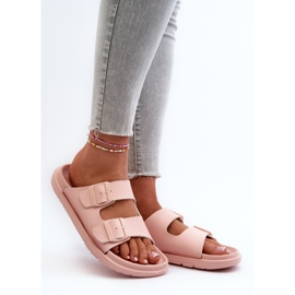 Lätt skum flip-flops för kvinnor med spännen Big Star NN274A753 Rosa 2