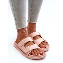Lätt skum flip-flops för kvinnor med spännen Big Star NN274A753 Rosa 5