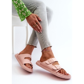Lätt skum flip-flops för kvinnor med spännen Big Star NN274A753 Rosa 7