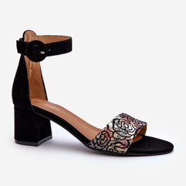 Mocka högklackade sandaler Maciejka 04141-48 Svart 1